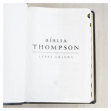 Bíblia Thompson - Letra Grande - Capa Luxo Preta C/ Índice