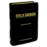 Bíblia Sagrada Economica - ARC - Letra Gigante - Capa Preta Luxo