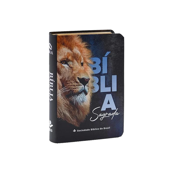 Bíblia Sagrada - Edição de Bolso - NAA - Capa Semiflexível Leão