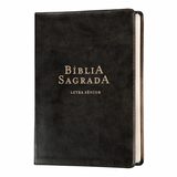 Bíblia Leitura Perfeita - NVI - Letra Sénior - Edição de Luxo - Capa Couro-Soft - Preta