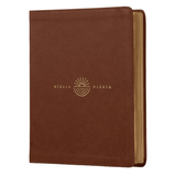 Bíblia Diária Marrom - NVI - Leitura Perfeita - Couro Soft (Kit com caderno)