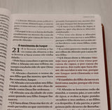 Bíblia King James Fiel 1611 - BKJ - Letra Extra Gigante - Capa Marrom