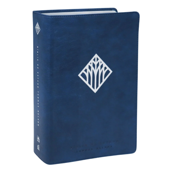 Bíblia De Estudo Thomas Nelson - NVI - Letra Normal - Capa Luxo Azul