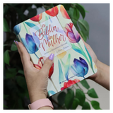 A Bíblia da Mulher - Portátil - NAA - Capa Tulipa Laranja