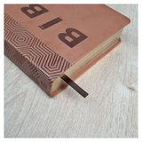 Bíblia Devocional Do Homem - NVI - Letra Grande - Capa Luxo Marrom