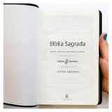 Bíblia Sagrada - NVI - Letra Grande - Couro Soft Preta