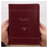 Bíblia Judaica Completa - Letra Normal - Capa Luxo Vermelha