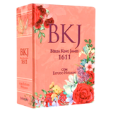 Bíblia de Estudo - King James 1611 Com Estudo Holman - BKJ - Feminina Floral