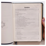 Bíblia Judaica Completa - Letra Normal - Capa Luxo Azul