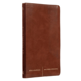 Bíblia Sagrada Slim - NVI - Letra Normal - Capa Luxo Marrom