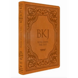Bíblia King James Fiel 1611 - Extra Gigante - Capa Luxo Castanha