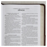 Bíblia Sagrada - ACF - Edição de Luxo em Couro-Soft com Bolso - Slim - Capa Castanha