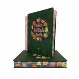 Bíblia Ilustrada Anote Cores E Flores - NVT - Letra Normal - Capa Dura Espiral