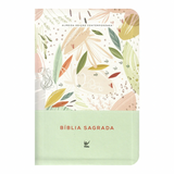 Bíblia Sagrada - AEC - Letra Gigante - Capa Semi Luxo Verde Estampada