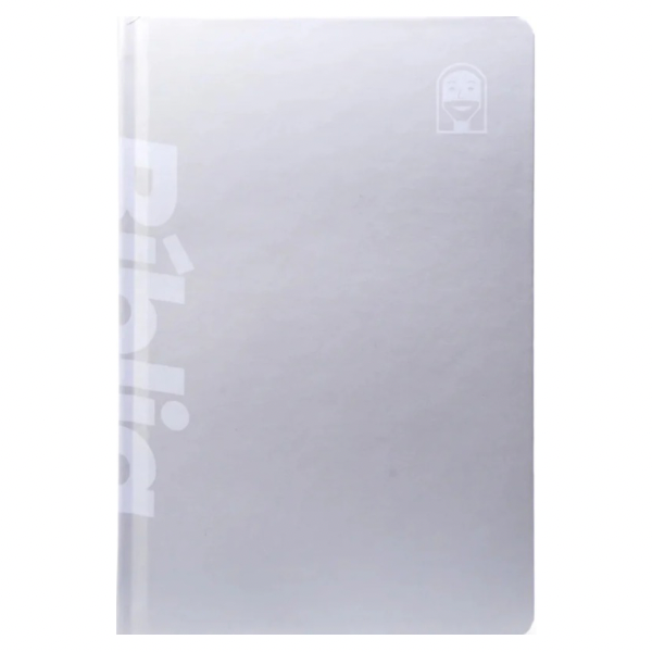 Bíblia Jesus Copy Sticker - NVI - Letra Normal - Capa Dura Off-White (acompanha autocolantes)