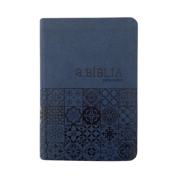 Bíblia de Bolso - BPT - Letra Pequena - Azul - (Português de Portugal)