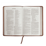 Bíblia Sagrada Slim - NVI - Letra Normal - Capa Luxo Marrom