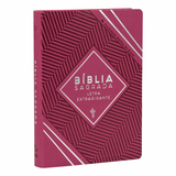 Bíblia Sagrada - Letra Extragigante - NTLH - Com Índice - Capa Luxo Pink
