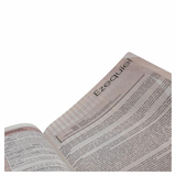 Bíblia De Estudo Plenitude - ARC - Letra Normal - Capa Luxo Cinza Chumbo E Bordô - Com Índice