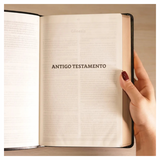 Bíblia Slim Filament - NVT - Letra Grande - Capa Couro Sintético Preto