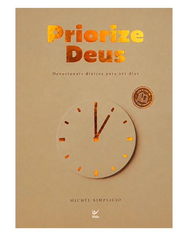[PRÉ-VENDA] Devocional Priorize Deus 2027 - Michel Simplicio