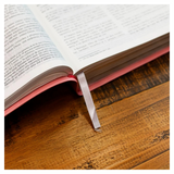 Bíblia Campo De Batalha Da Mente - NVA - Letra Normal - Capa Luxo Rosa