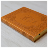 Bíblia King James Fiel 1611 - Extra Gigante - Capa Luxo Castanha