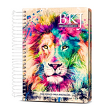 Bíblia King James 1611 Lion Colors - BKJ - Letra Normal - Capa Dura Espiral Com Espaço Para Anotações