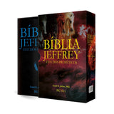 Bíblia Jeffrey - BKJ 1611 - Estudos Proféticos - Capa Luxo Preta/Azul - Letra Normal