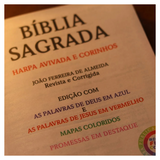 Bíblia Sagrada Seja Forte - ARC - Letra Gigante - Harpa Avivada e Corinhos - Capa Dura Carteira