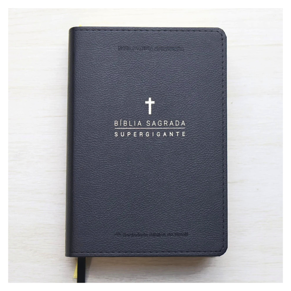 Bíblia Sagrada - Letra Supergigante - NAA - Capa Luxo Preta