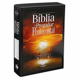 Bíblia Do Pregador Pentecostal - Letra Normal - ARC - Capa Preta Nobre C/ Índice