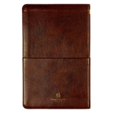 Bíblia Sagrada - ACF - Edição de Luxo em Couro-Soft com Bolso - Slim - Capa Castanha