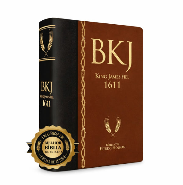 Bíblia de Estudo - King James 1611 com Estudo Holman - Letra Grande - Capa Luxo Duotone - 7ª edição (NOVA CAPA)