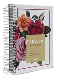 Bíblia Sagrada Anote Floral - NVI - Letra Normal - Capa Dura - Espiral