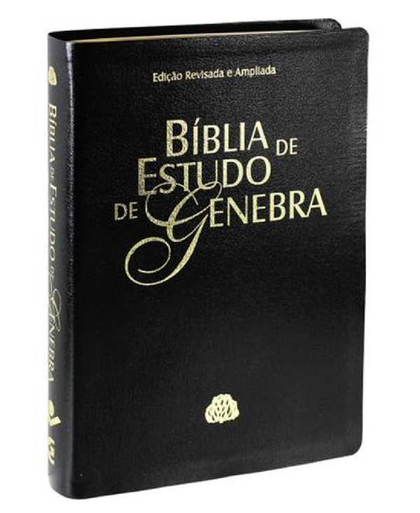 Bíblia de Estudo Genebra - ARA - Capa Luxo - Preta