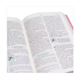 Bíblia do Discípulo - NVI - Letra Normal - Luxo Rosa