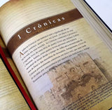 Bíblia de Estudo - King James 1611 com Estudo Holman - Letra Grande - Capa Luxo Preta e Marrom