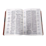 Bíblia de Estudo Thompson - AEC Letra Grande - Marrom Claro e Escuro
