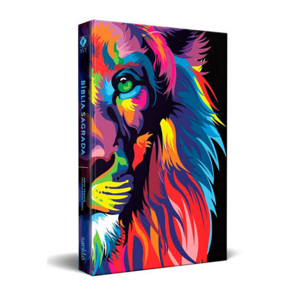 Bíblia Sagrada NVT - Letra Normal - Capa Dura - Lion Colors Pop