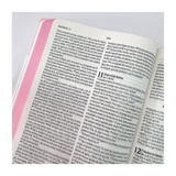 Bíblia Sagrada Slim Pinceladas de Amor - NVI - Letra Maior - Semi Luxo