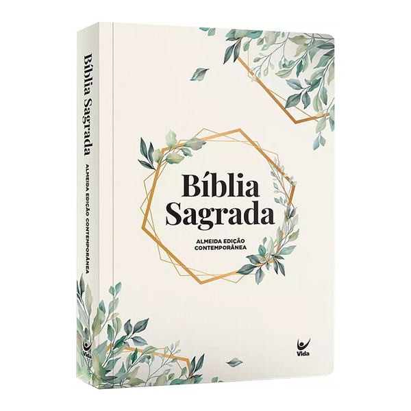 Bíblia Folhagem - Letra Normal - AEC - Capa Semi-Luxo